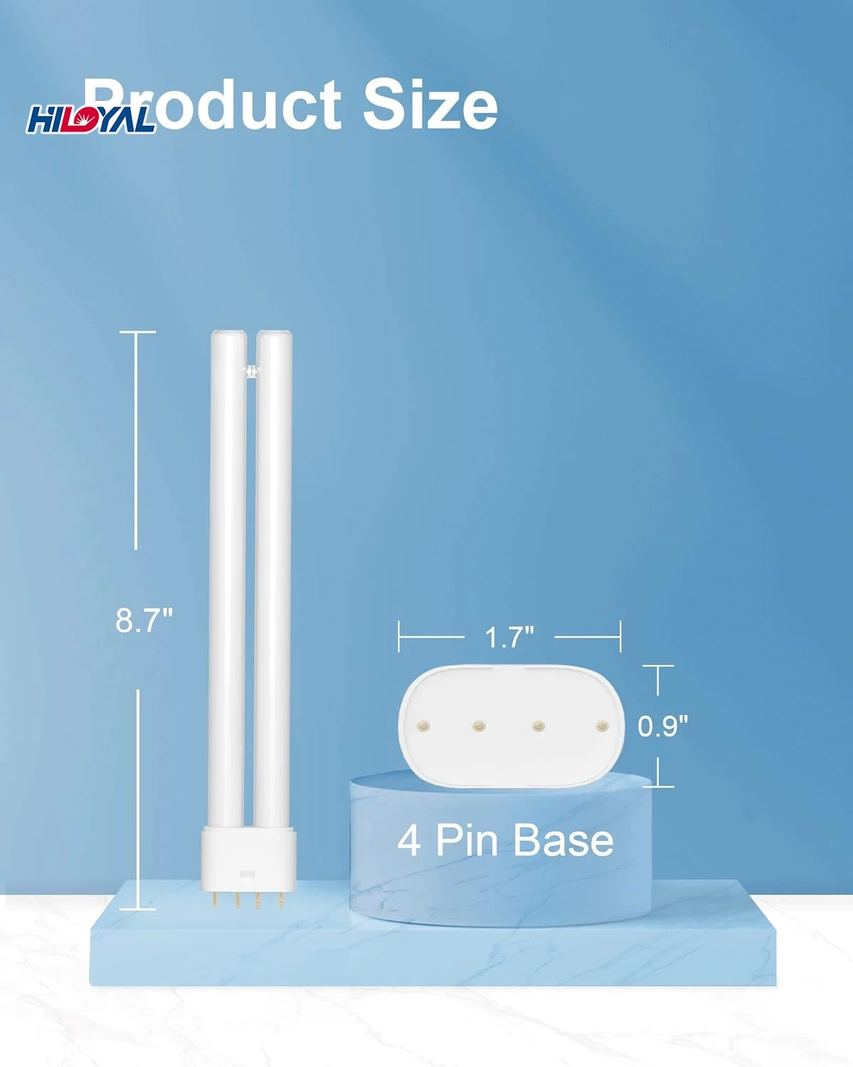 2Pack PL18-B-FFP 18W Replacement for OttLite T18330 T186C0 T40112 Fluorescent Light Bulb,18W Fluorescent Light Bulbs Tpye