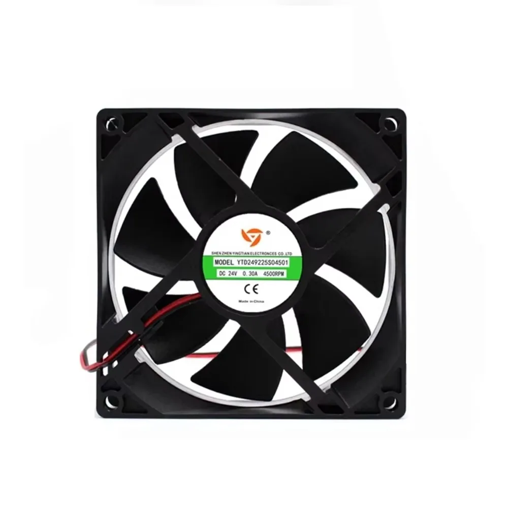 9CM 24V 0.30A 4500RPM Welding Machine Cooling Fan Exhaust High Air Volume Server Fan Ventilation Welding Machine Fan