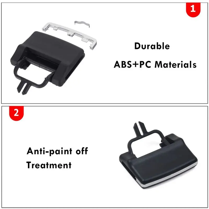 For car-20Pcs Air Vent Outlet Tab Clip Fresh Air Grille Clips For Mercedes-Benz W164 ML Class 2006-2011 X164 GL Class 2007-2012