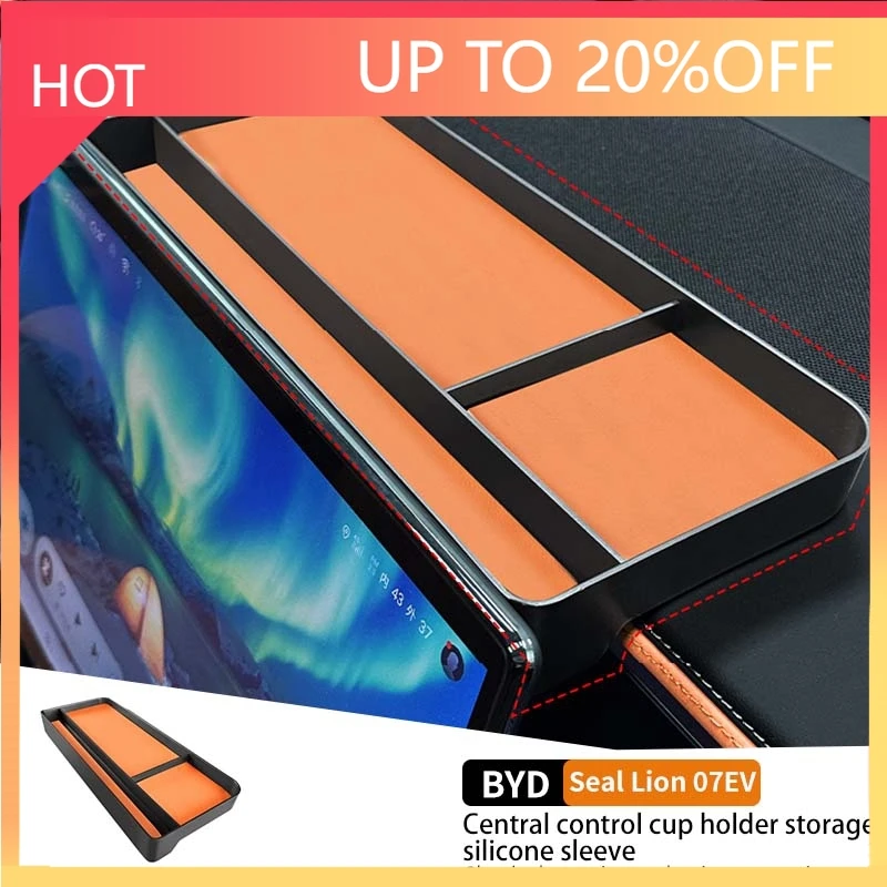 NEW1 For Byd SeaLion 07 EV Car Dashboard Storage Box Non-slip Central Control Screen Organizer Case Scratch Wear resistant Inter