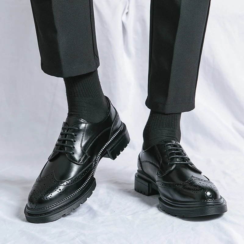 

Мужские модельные туфли, повседневные костюмные туфли, деловые кроссовки, рабочая свадебная обувь, дышащая официальная обувь, модная уличная кожаная обувь