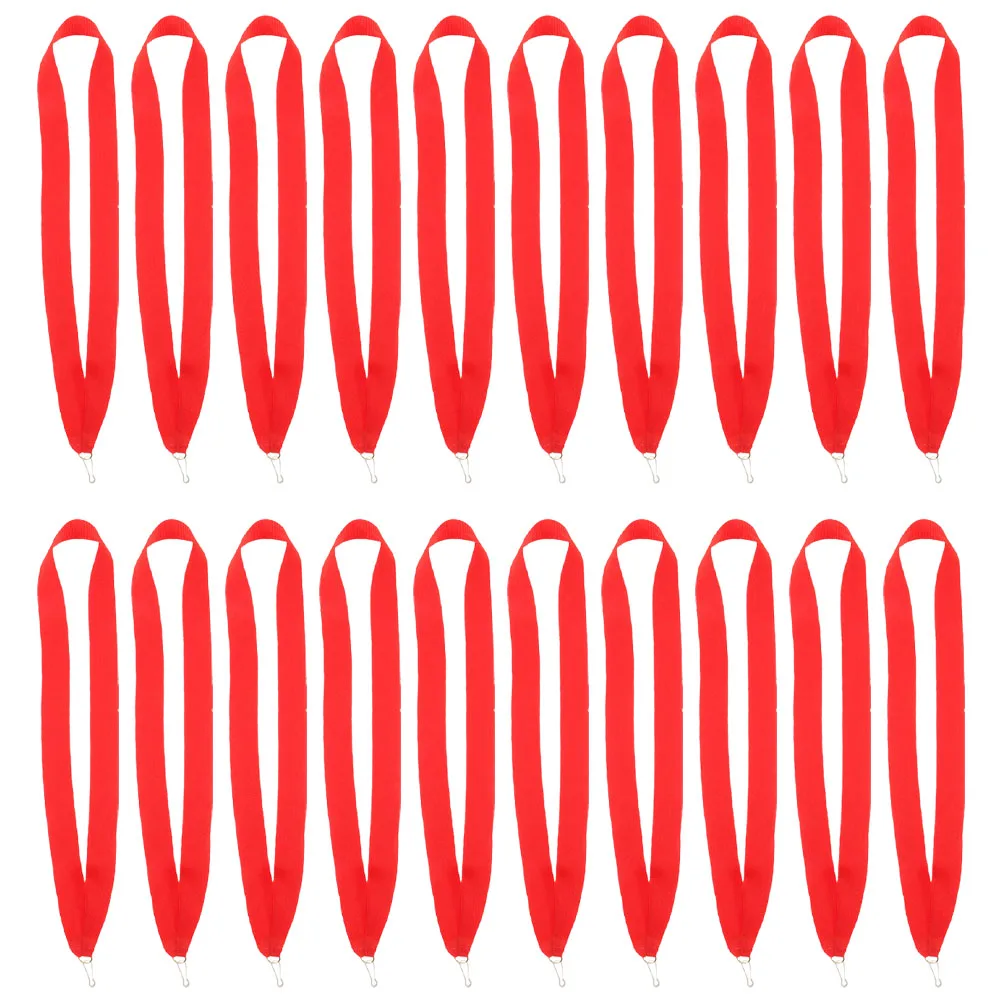 

20 Pcs Medal Lanyard Lanyards Ribbons Award Neck Bulk for Awards Badge Triangle