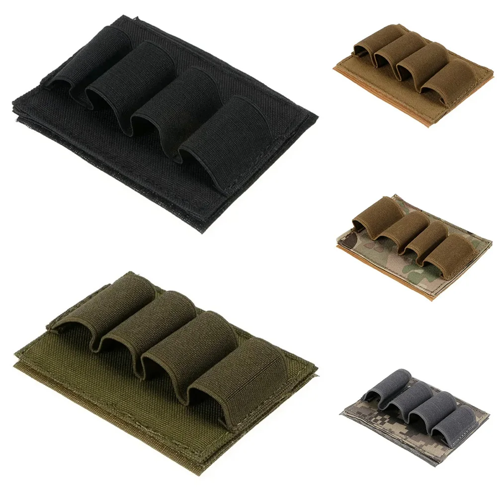 Shotgun Buttstock Ammo Pouch - Shell Holder Bandolier, Tactical Bullet Carrier for Hunting & Shooting Gear