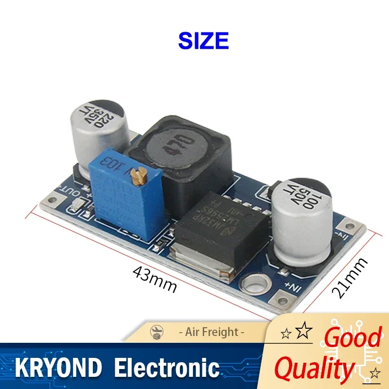 LM2596S DC-DC Buck Converter Vehicle Stabilizers Step-Down Power Supply Module LM2596 Adjustable DC 1.25V-35V Voltage Regulators