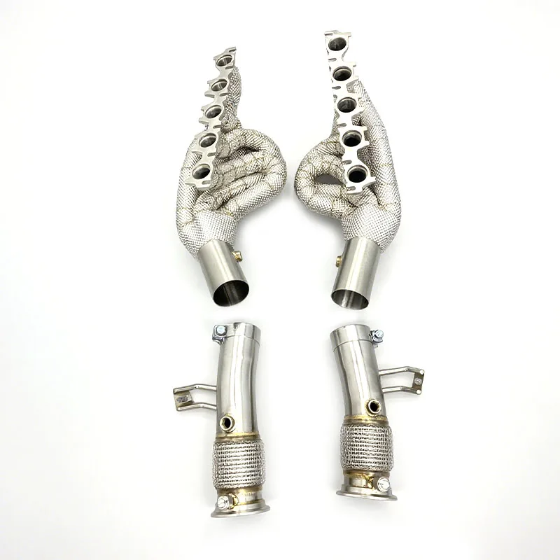 

Выхлопная система (коллектор) из нержавеющей стали с теплозащитным экраном для Huracan LP610 5.2L 2014+