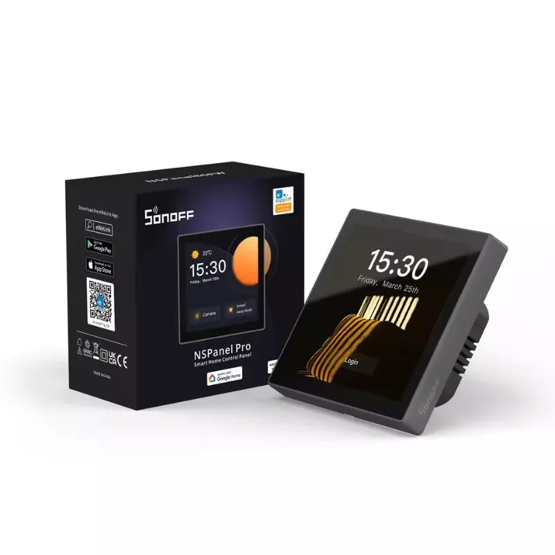 Smart Home & Hotel Control Panel Android Wi-Fi Thermostat Slider Design App Control Works Google Home