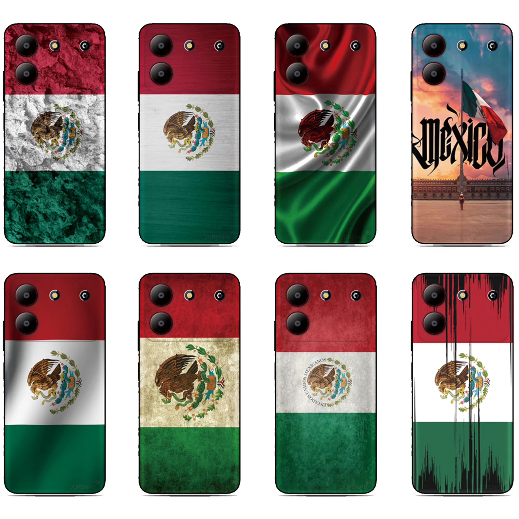 Mexico Flag Phone Case For Motorola Moto G87 G47 G37 G56 G86 G84 G54 G24 G06 G15 Power G04s G8 Lite One Vision Macro Cover
