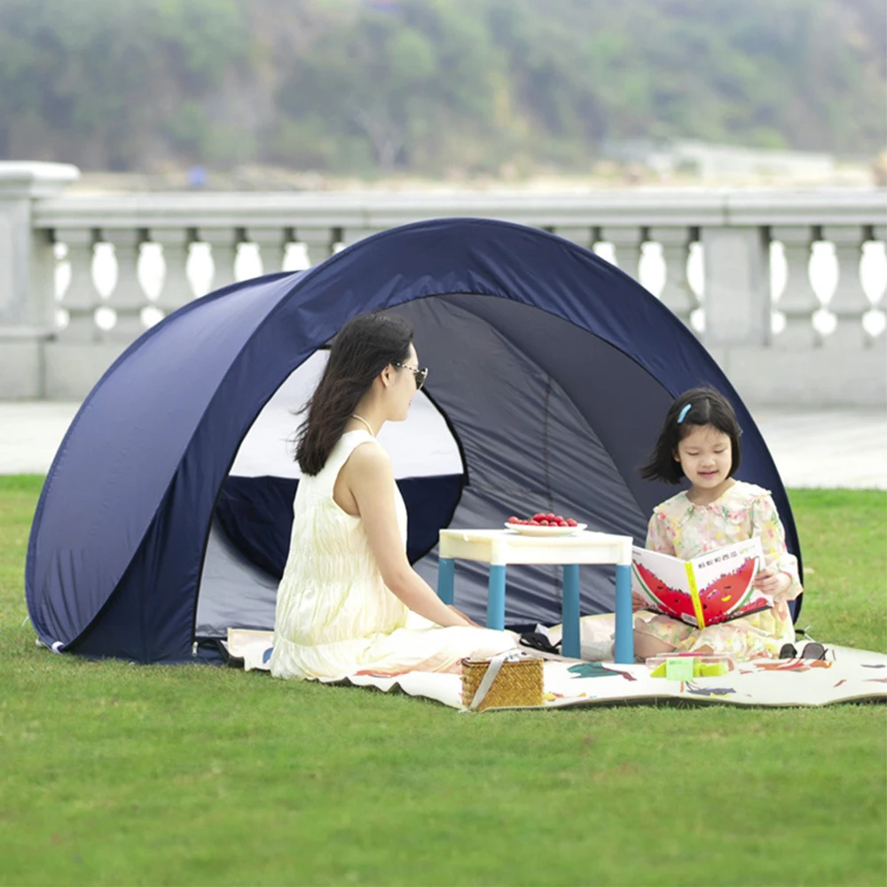 

Modification Sunshade Shelter Beach Tent Lightweight Folding Portable UV Protection Camping Beach Tent