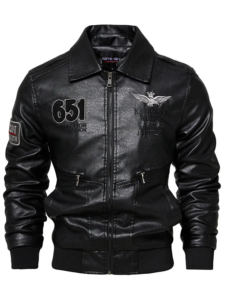 

Faionable Мужская зимняя куртка из искусственной кожи на подкладке с воротником-стойкой большого размера, повседневная верхняя одежда, импортная