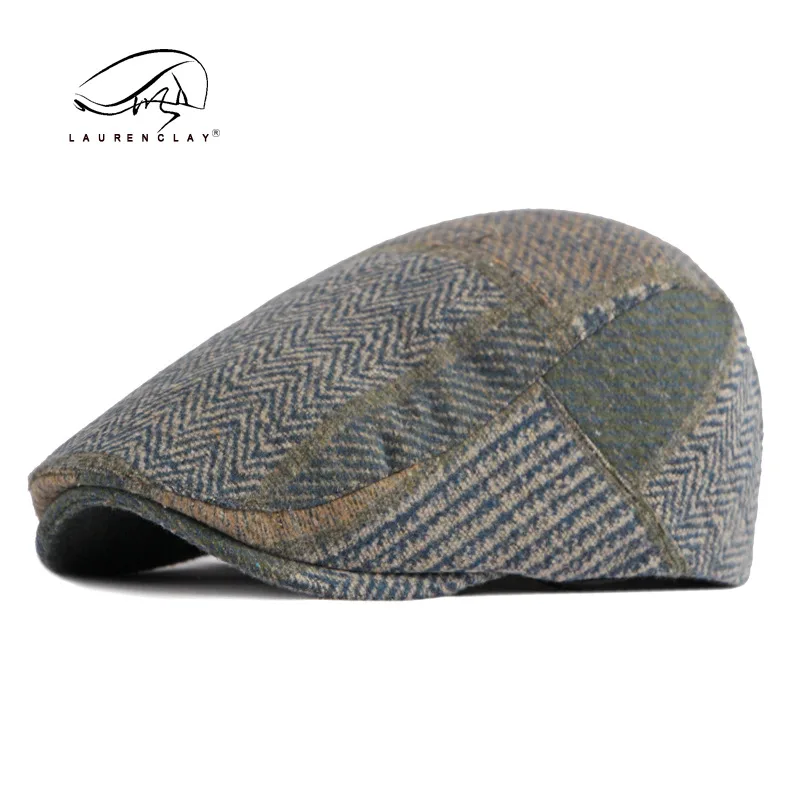 Sombreros de Newsboy ajustables para hombres y mujeres, gorra plana, Cabbie irlandés Gatsby, boinas de hiedra de Tweed