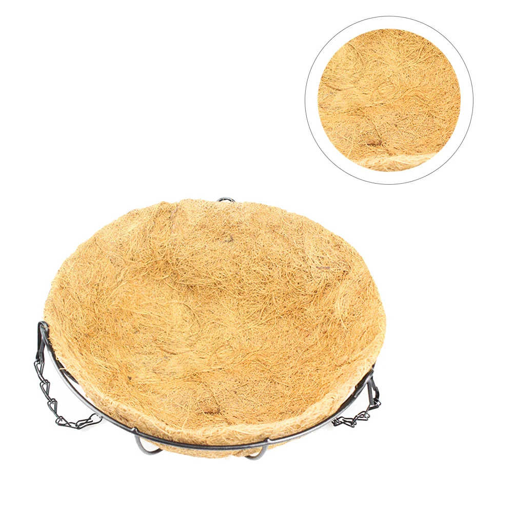 

1Pcs Hanging Basket Flower Pot Coconut Fiber Rustic Wall Mounted Garden Planter Space Saving Succulent Plants Hanging Basket