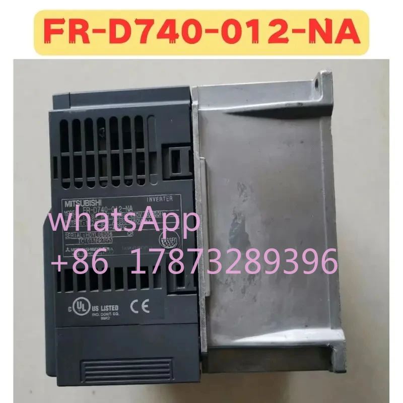 

Used Frequency Converter FR-D740-012-NA FR D740 012 NA Normal Function Tested OK