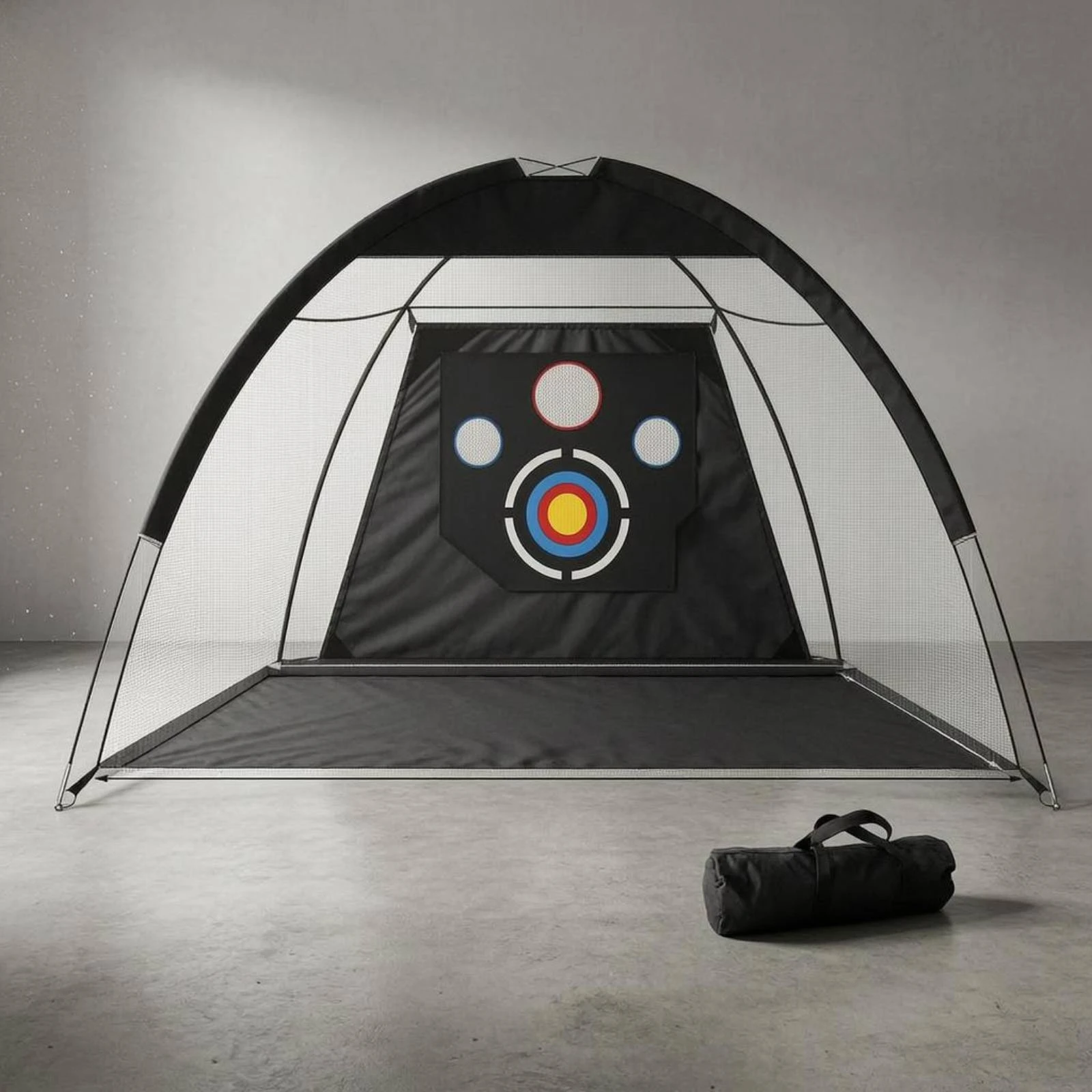 Arched Golf Net with Targets Golf Practice Net Sports Gear Indoor and Outdoor Easy to Install