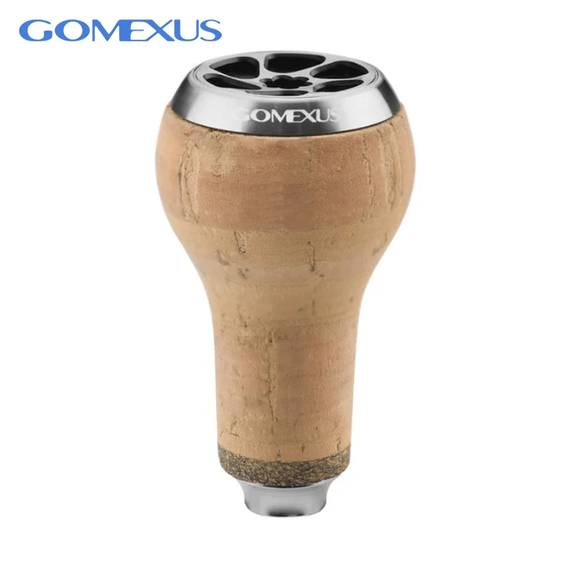 Gomexus Kork-Angelrollenknopf 27mm für Bass-Angeln, passend für Shimano Stradic CI4 Stella Curado Daiwa Exist Tatula Rollengriff CA27 – Detail 2