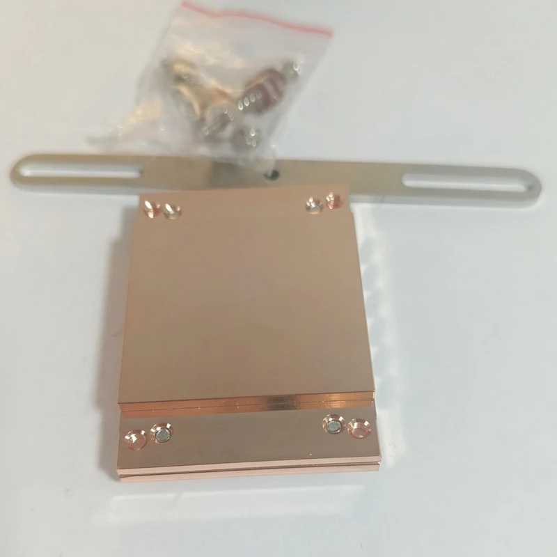 For AMD Heat pipe clamp for AM4 CPU heat conduction Heat tube press plate 6 hole Pure copper plate/4 hole Pure aluminium plate