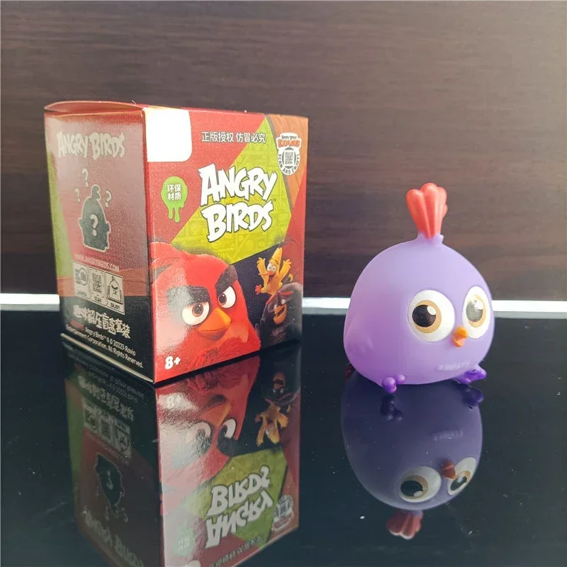 Angry Birds Children\'s Surprise Gift Box Kawaii Funny Personalized Doll Model Ornament Student Blind Box Soft Plastic Toy Gift