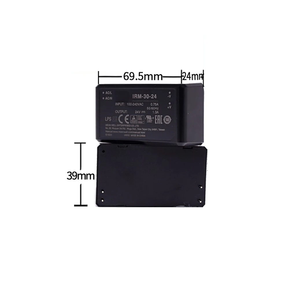 

IRM-30-15 IRM-30-15ST IRM-30-24 IRM-30-24ST IRM-30-48 IRM-30-48ST AC-DC Module Power Supply