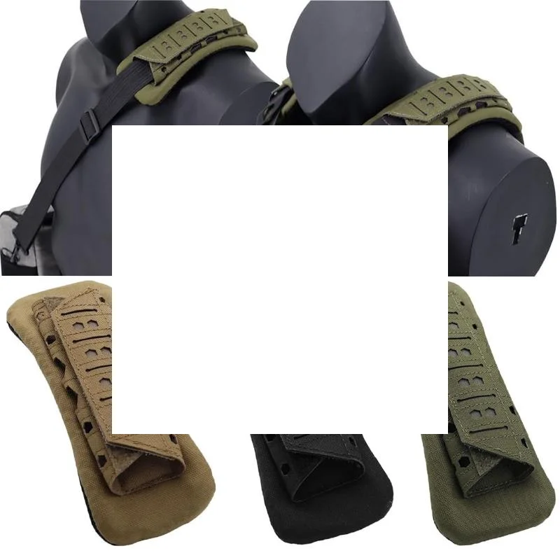 قطعتان من وسادة الكتف التكتيكية الخارجية، بطانة كتف تكتيكية قابلة للتنفس، معدات خارجية