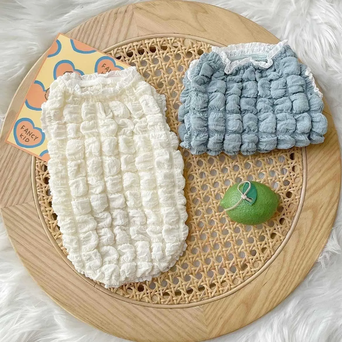 Dogs Clothes For Small Medium Dogs Puff grid vest new pet clothes for small puppies Puppy Vest Yorkie Costume Dog Cloth