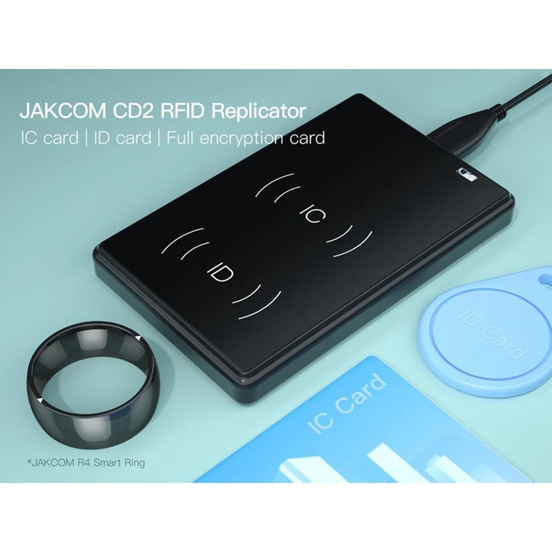Cd2 rfid replicador 125khz 13.56 mhz freqüência rfid copiadora id ic cartão replicador escritor leitor para jakcom r4
