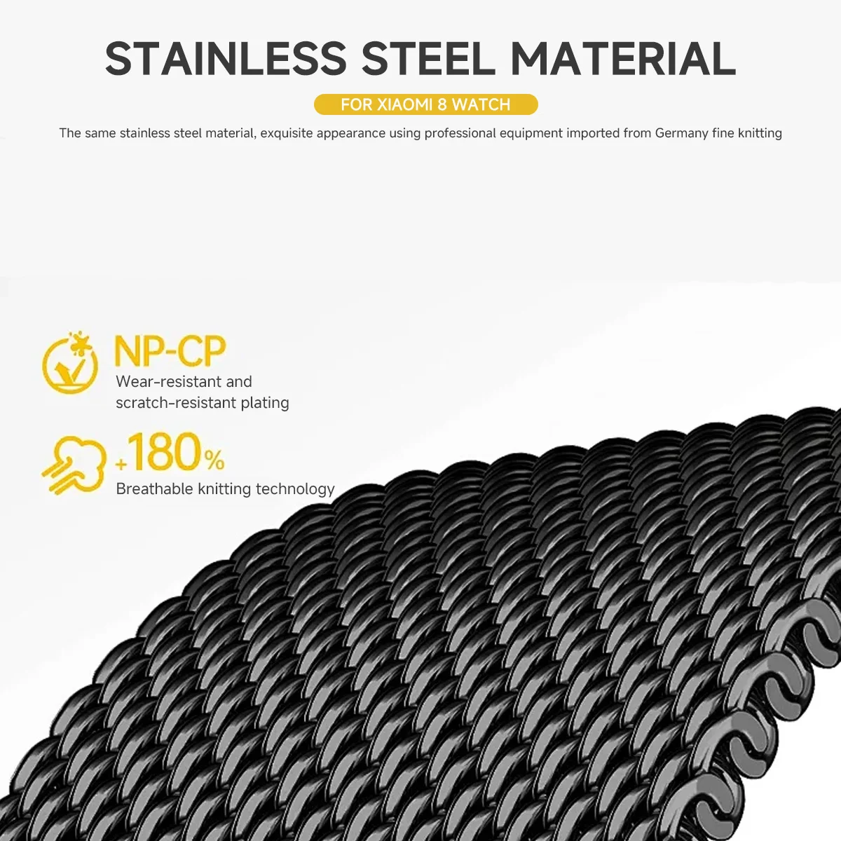 Milanese Loop Band For Redmi watch 5 4 Bracelet For Xiaomi Mi band 9pro/8pro Wristband Replacement Metal Strap Accessories image 4