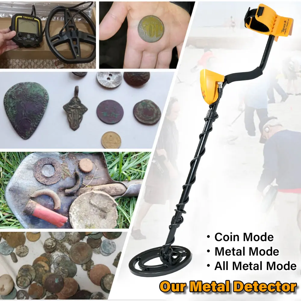 MD6250 Metal Detector High Performance Underground Metal Detector Hunter Underwater Detect Jewelry Coins All Metal Hot sale