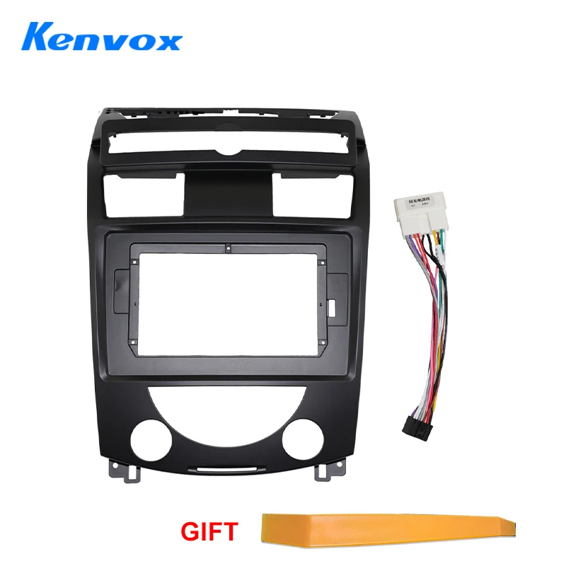 10.1 Inch Big Screen Android Car Radio Fascia Frame For SsangYong Rexton Y250 II 2 2006 - 2012 Multimedia Player Panel Mount Kit