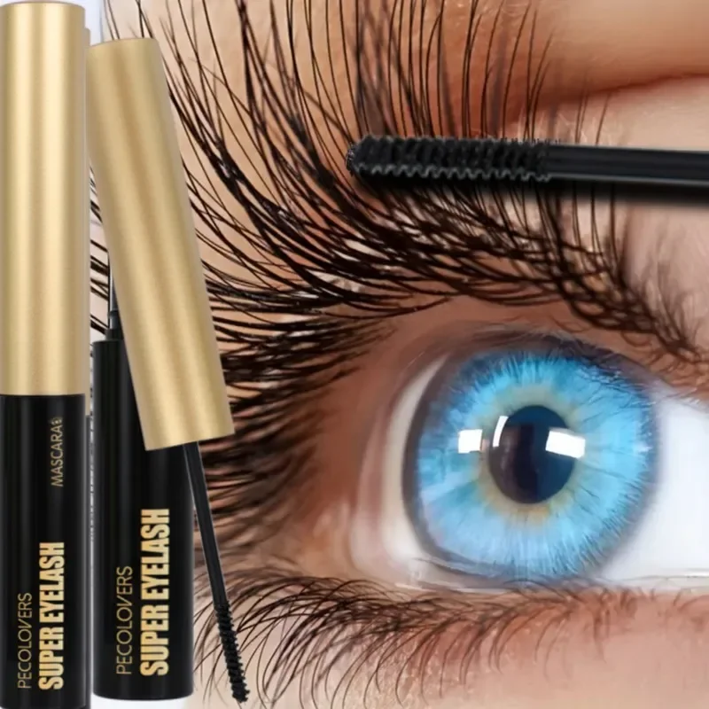 กันน้ํามาสคาร่าสีดํายาว Curling ยาวนานแห้งเร็ว 3D Eyelashes Make Up Beauty Eye เครื่องสําอางค์