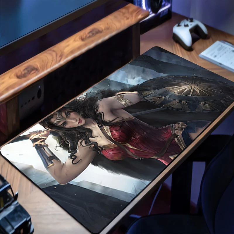 

Коврик для клавиатуры M-marvel W-wonder, женский коврик для мыши, кавайный настольный коврик, мультяшный коврик для мыши для ПК, геймера, мягкий офисный ковер, коврик для домашнего стола