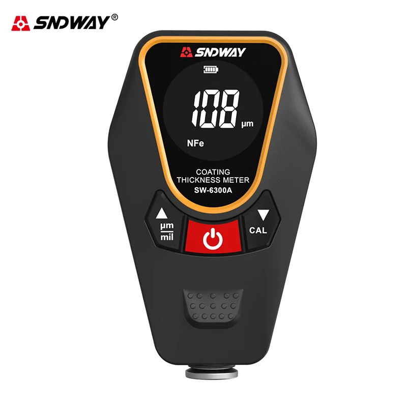

SNDWAY Coating Thickness Meter Magnetic/Non-magnetic automatic recognition with lithium battery