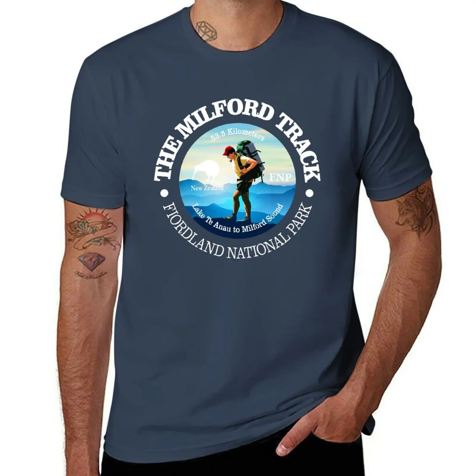 

The Milford Track (C) T-Shirt summer shirt aesthetic clothes black t shirts for men