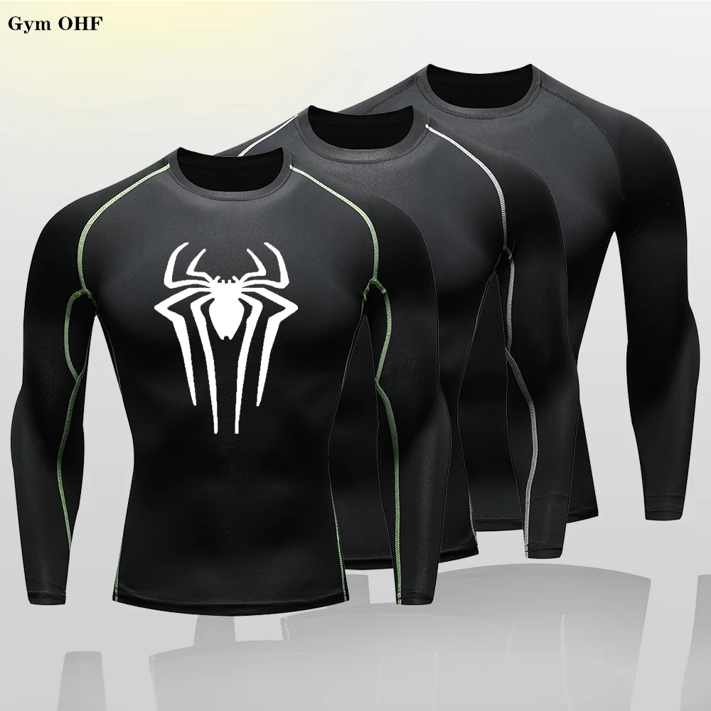 T-Shirt Kids Rashguard Boxing Breathable Boys T-Shirts Sportswear Bjj Compression Pants Gym Fitness Tops Children Spi-/Der 2099