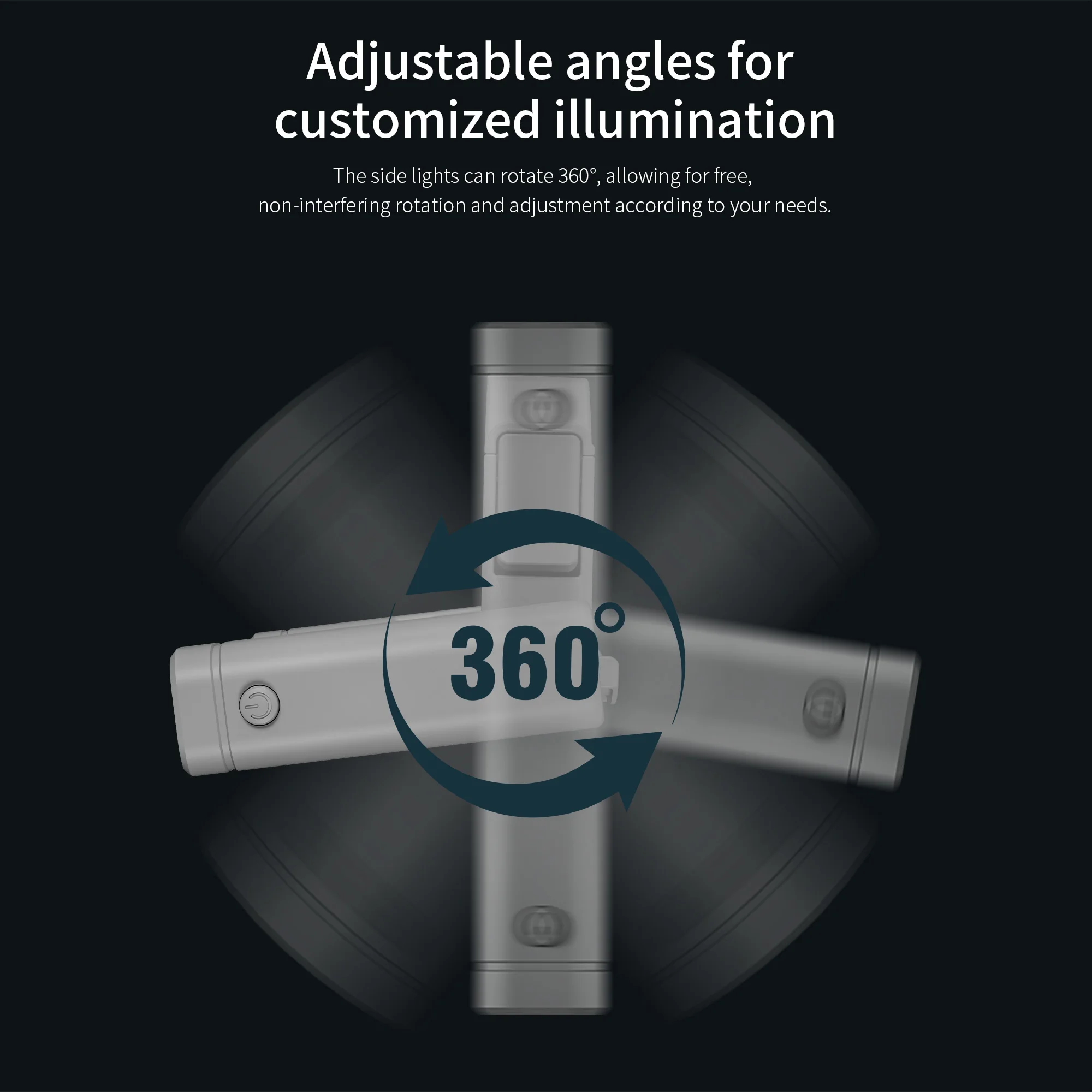 For DJI Mini 4 Pro LED Night Navigation Light Long-Range Searchlight Drone Flight Lamp Anti-Collision Strobe Light Accessories view 4