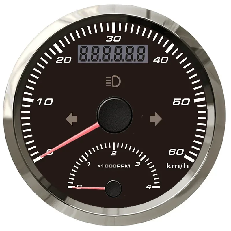 GPS speedometer tachometer 60km/h speed kph 4000 rpm for ATV UTV GPS Blind area odometer compensation