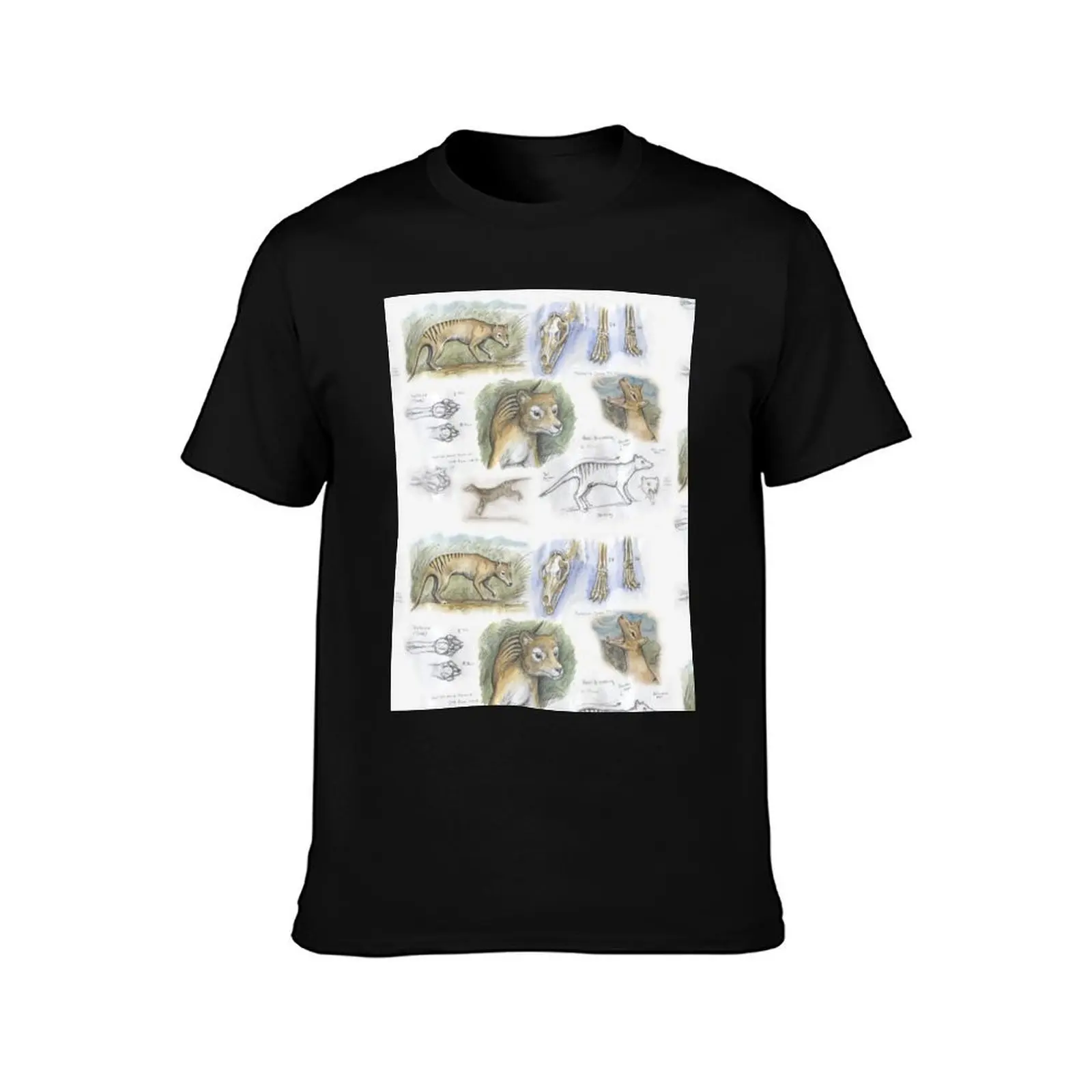 Thylacine journal T-Shirt Light Athletic Short Sleeve Tee Shirt T-Shirt