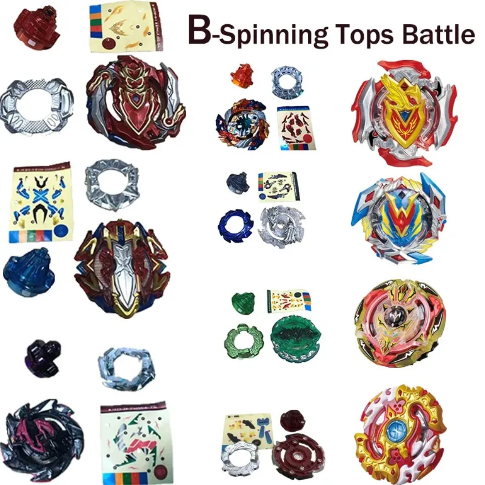 B-129 Juguete giratorio clásico estilo spinning aleatorio para niños, regalo de cumpleaños, juego de batalla, juguete divertido