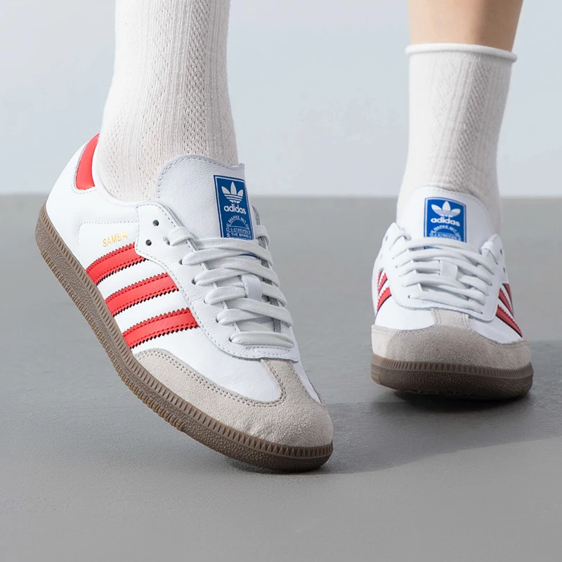 Adidas originals Samba OG men\'s shoes Women\'s shoes Comfortable classic German training unisex sports casual shoes IG1025