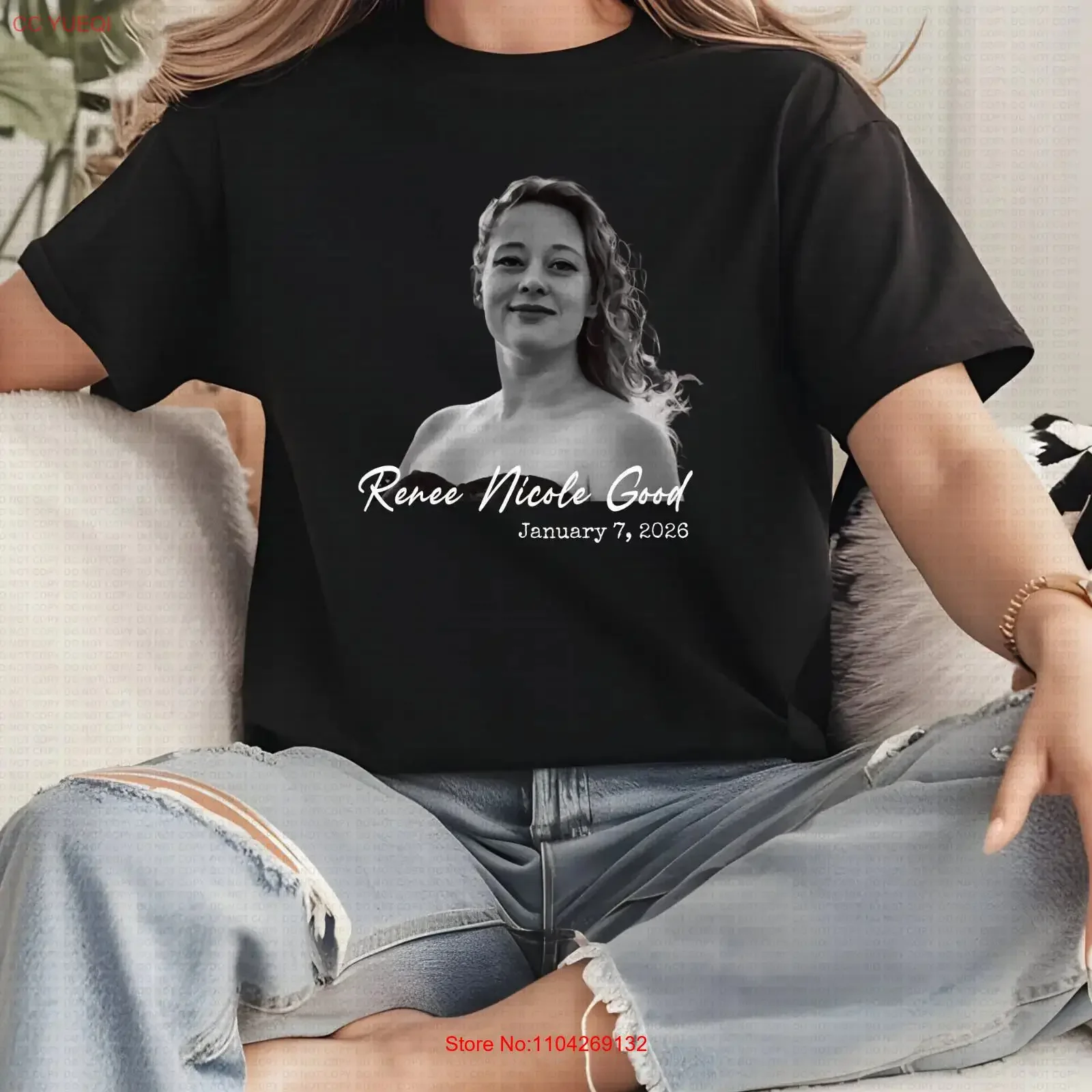 Renee Nicole Good T Shirt RIP Memorial Say Her Name vintage Washed Soft Comfortable fashion Stretched designer clothes Slightly
