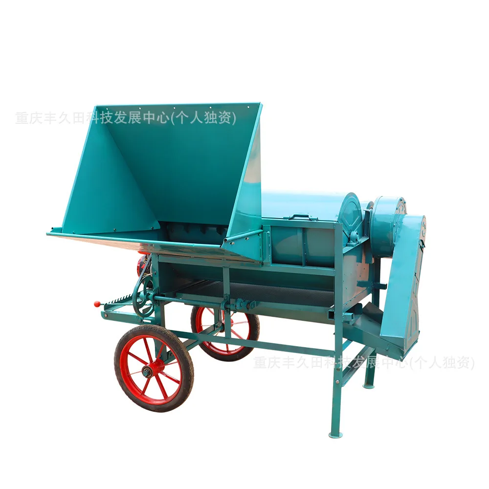 LH rapeseed soybean double drum thresher with vibrating screen multi-function