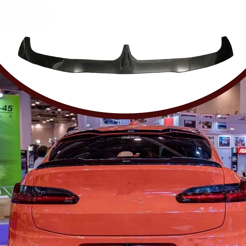 

Wholesale K Style Rear Spoiler For BMW X3M F97 X4M F98 Carbon Fiber Rear Wing Trunk Boot Lip Spoiler Top Wing