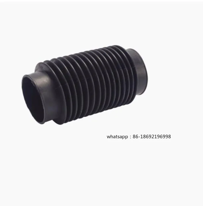 

1PC High Quality30mm 40mm 50mm 70mm 80mm 100mm Inner Diameter Machinery Black Rubber Flexibility Corrugated Sleeve Bellows