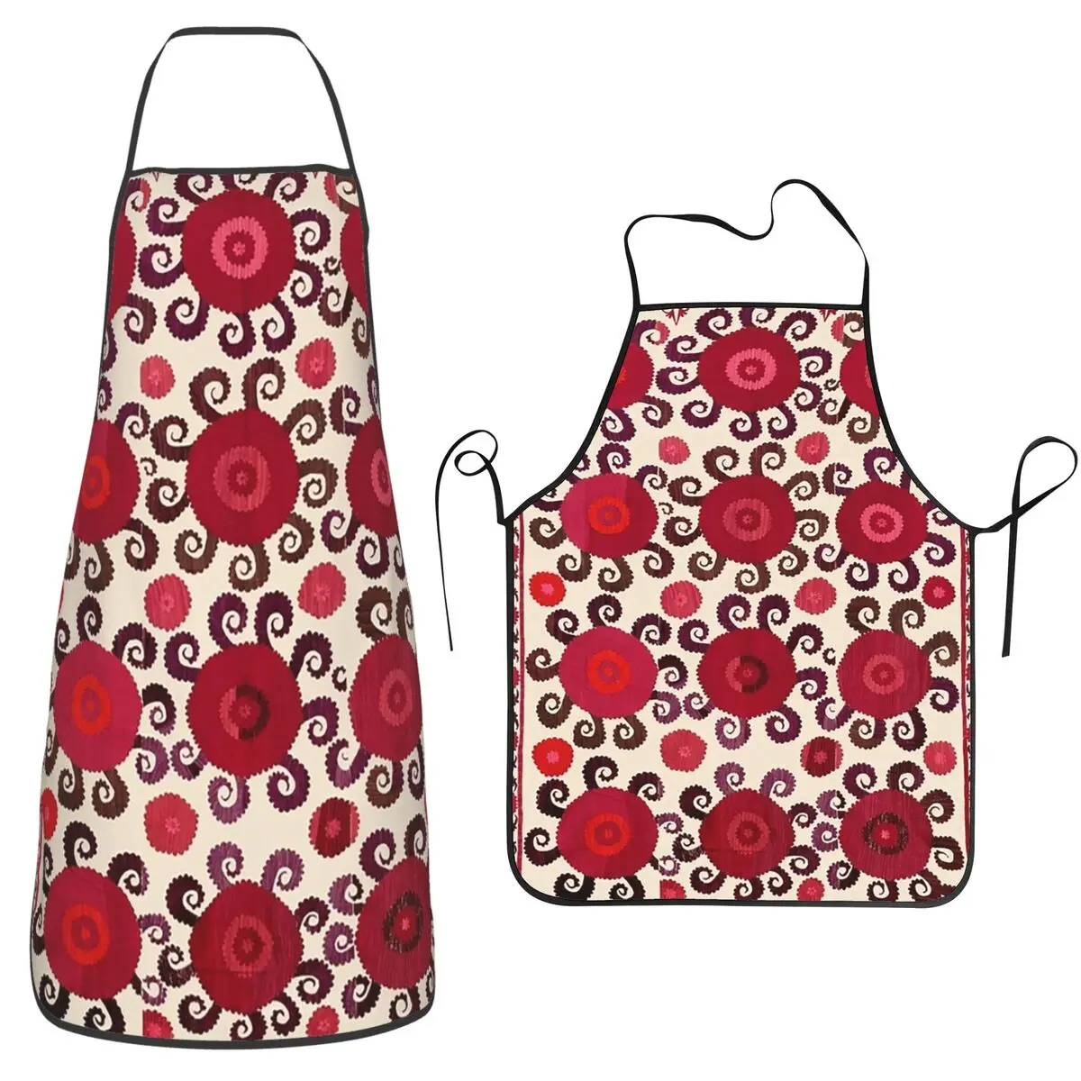 Samarkand العتيقة جنوب غرب أوزبكيستان سوزاني المئزر الشيف الطبخ المطبخ Tablier مريلة مقاومة للماء تنظيف المطبخ بينافور