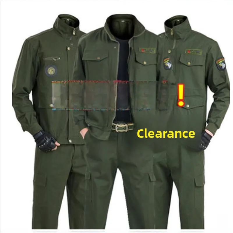 

Thiened Pure Cotton Work orm Set for Men W Anti-Heat Wear Resistant Labor Protection Suit for Office And ...