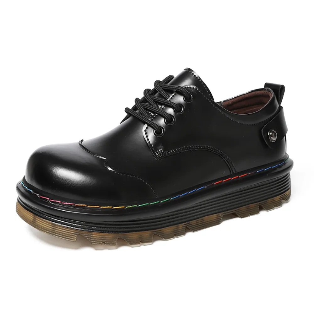 

2026 Hot Sale Men Oxford Shoes Non-slip Outdoor Casual Shoes Thick Bottom Male Sneakers All-match Skateboard Footwear