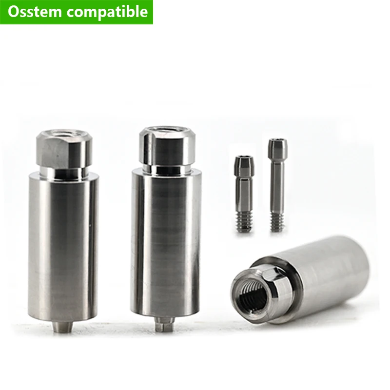 Dental OSSTEM Pre Milled Abutment Grade 5 Titanium Blank for Dental Implants, CAD/CAM Compatible with Internal Connection