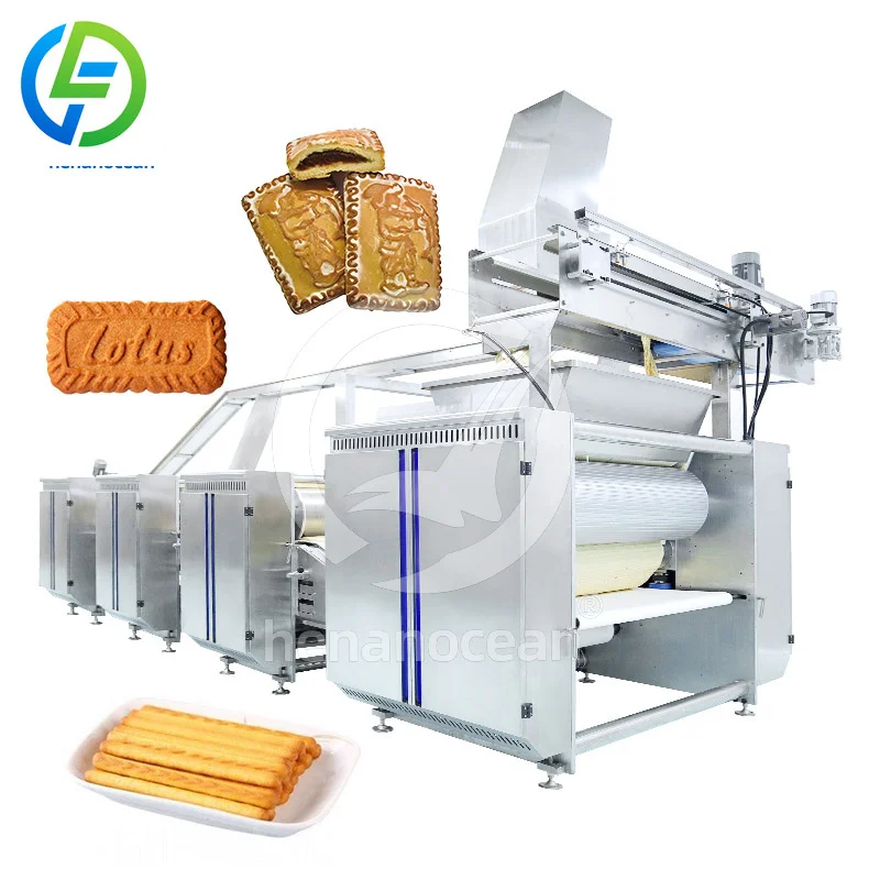 Galleta dura pequeña eléctrica completa hace la máquina Ligne De Production Des Grand Soft Biscuit