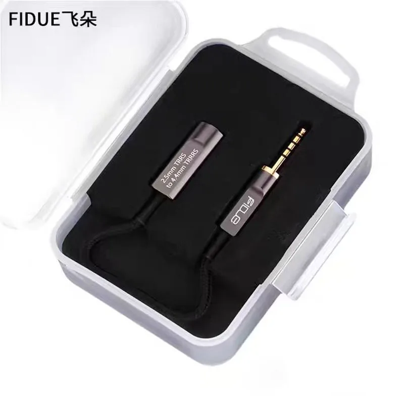 HiFi 2.5mm Balanced Female TRRS to 4.4mm TRRRS Balanced Male Audiophile Earphone AMP Adapter Cable