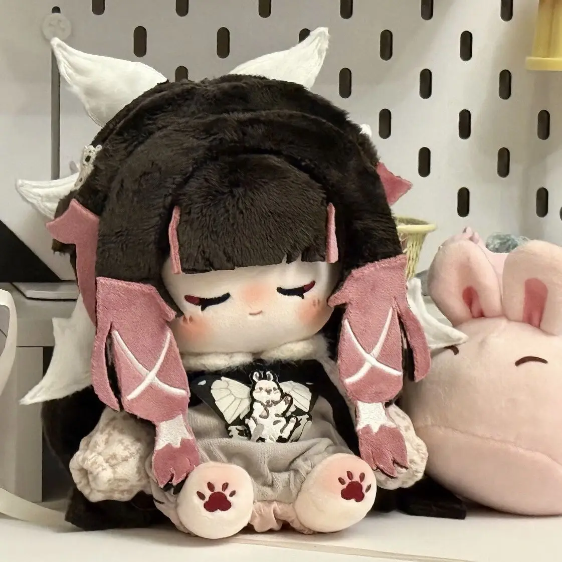 

20cm Columbina Plushies Genshin Impact Columbina Stuffed Toys Doll Cotton Doll Cute Dress Up Plush Decoration Figures Gifts