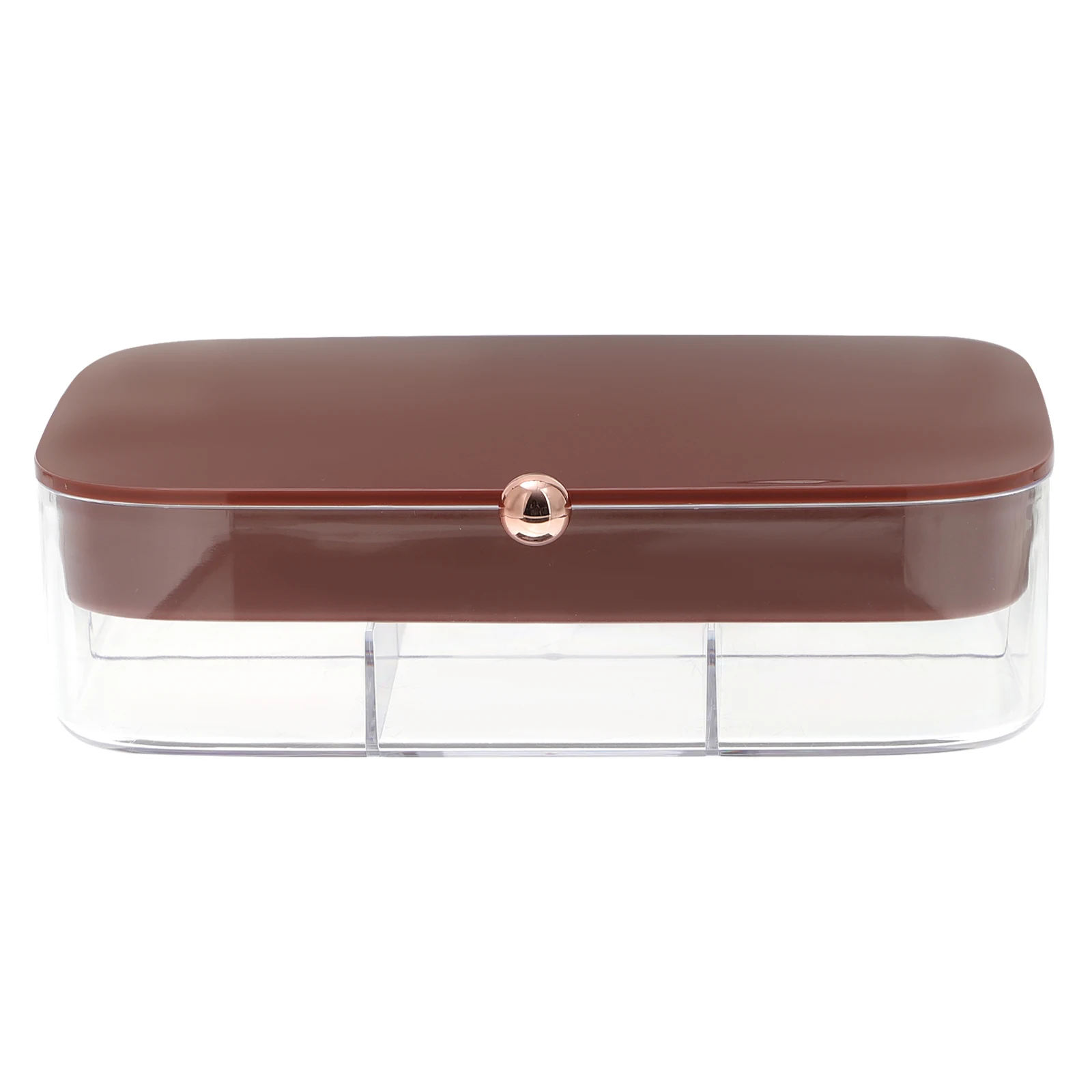

Jewelry Storage Box Portable Earring Necklace Holder Travel Case Organizer ABS PP Material Lightweight Small Size Classic