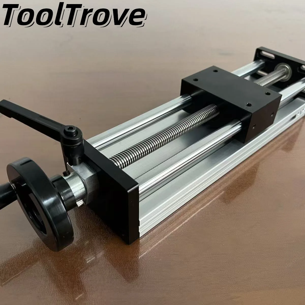 

Precision Trapezoidal Screw Manual Slide - XYZ 3-Axis Linear Cross Guide Stage with Handwheel Lift Adjustment CNC DIY Tool